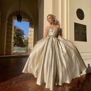 Mac Duggal Wedding Prom Pageant Gown